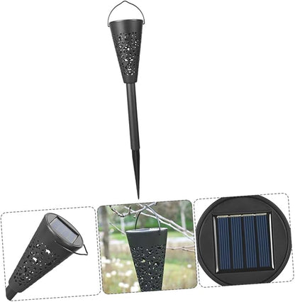 Veemoon Solar Pathway Lights Waterproof Outdoor Solar Garden Lights with Warm White Led, Yard Lawn Landscape Lighting for Patio and Backyard Decor