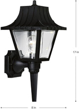 Progress Lighting Mansard Collection 1-Light Clear Beveled Acrylic Shade Traditional Outdoor Large Wall Lantern | Lumora