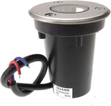 QUANS 3W Watt 12V 24V DC AC Low Voltage in Ground Well Outdoor LED Light, in-Ground Landscape Lighting Spotlight | Lumora