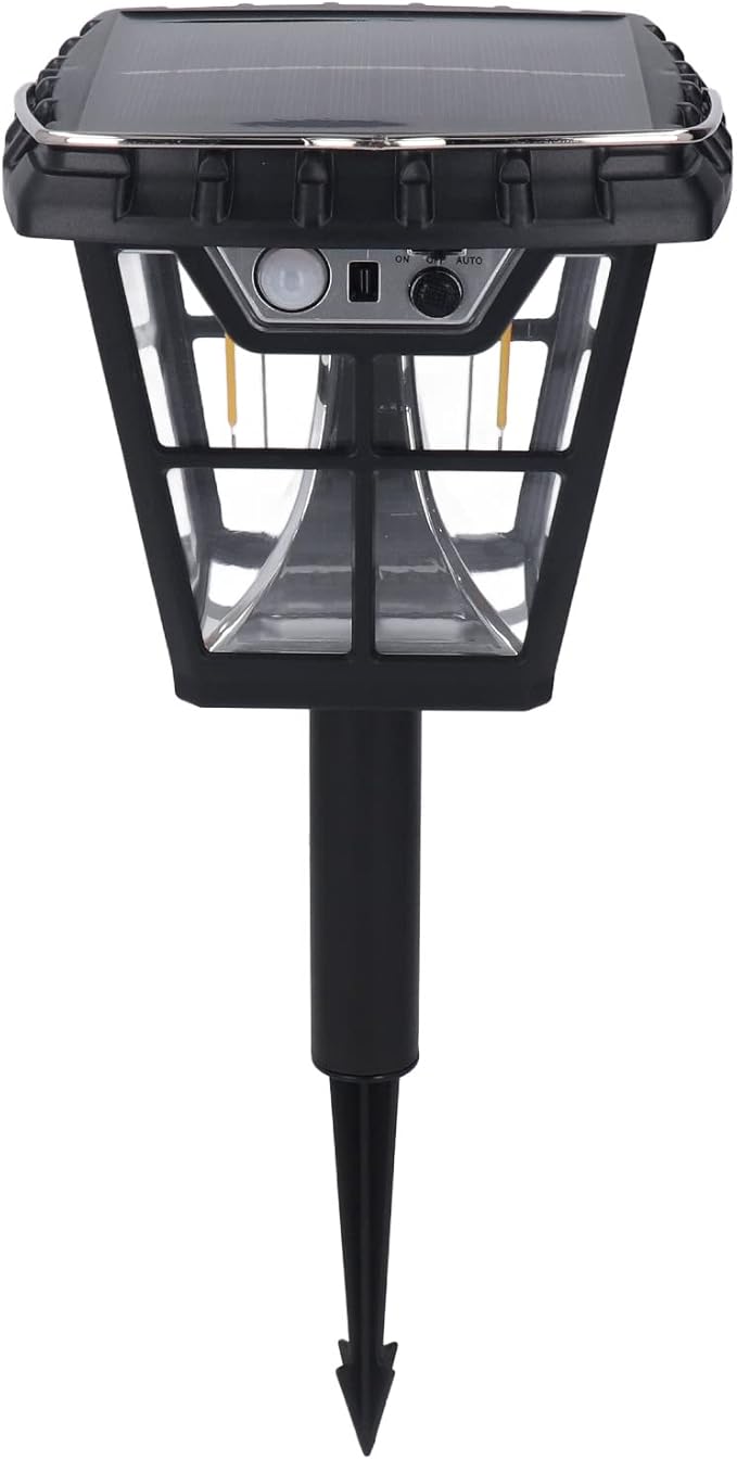 JEOZBM Solar Pathway Lights Decorative, Motion Sensor Solar Landscape Lights, 4 Mode Solar Garden Lights for Lawn Patio Backyard