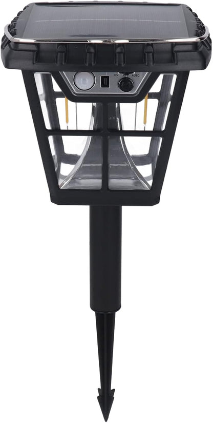 JEOZBM Solar Pathway Lights Decorative, Motion Sensor Solar Landscape Lights, 4 Mode Solar Garden Lights for Lawn Patio Backyard
