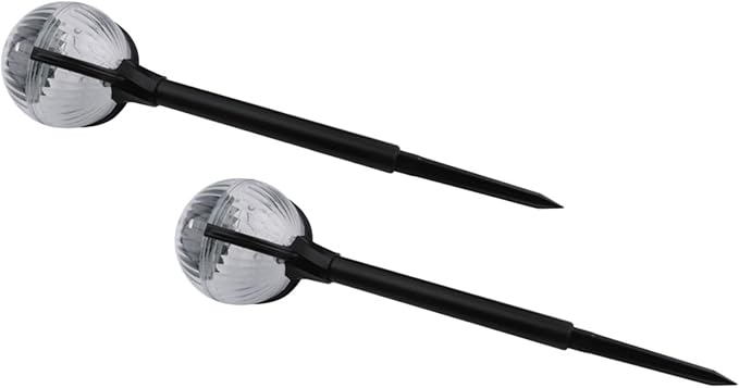 2pcs Solar Lawn Lights Outdoor Garden Solar Pathway Lights RGB Color-Changing Led, Solar-Powered Landscape Lighting for Patio and Yard Decor