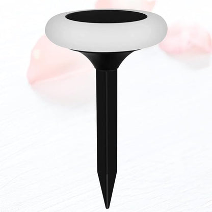 Solar Ground Plug Light RGB Color Changing Garden Solar Light with 8 Modes, Outdoor Pathway Landscape Lighting for Yard and Patio