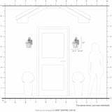 Livex Lighting 2181-91 Westover 1 Light BN Outdoor Wall Lantern, Brushed Nickel | Lumora