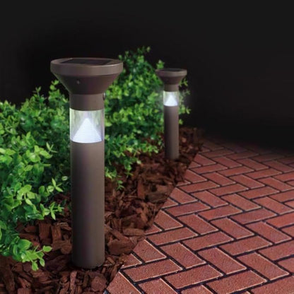 Feit Electric OneSync Oil Rubbed Bronze Bronze Solar Powered 40 W LED Bollard Light 1 pk