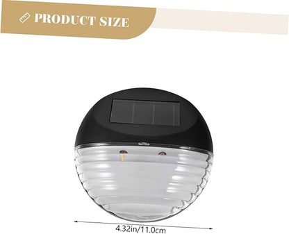 TEHAUX 4pcs Solar Garden Lights Led Outdoor Pathway Lights Solar Power Lamp for Stairs Fence Deck Landscape Motion Sensor