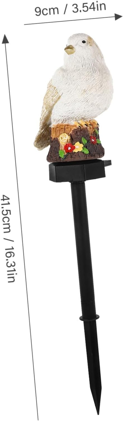 Solar Decorative Bird Light Led Solar Pathway Lamp for Garden Lawn and Outdoor Spaces Unique Bird-Shaped Design Random Colors for Landscape Lighting