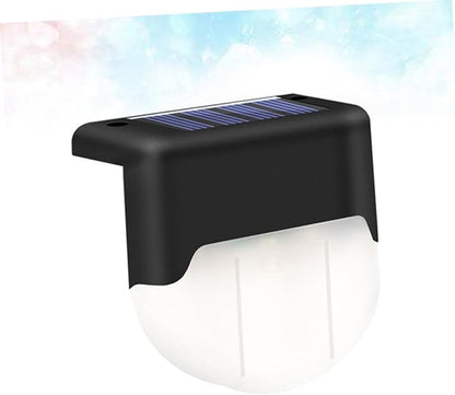 1PC Solar Power LED Stair Light for Outdoor Use Warm Lighting Handrail and Fence Lamp Efficient Solar Outdoor Light for Safe Pathway Illumination