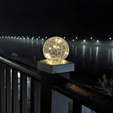 SUNNYPARK 2PK Solar Post Cap Lights -Waterproof Outdoor Cap Lights for Deck, Fence, Patio, LED Garden Decorative | Lumora