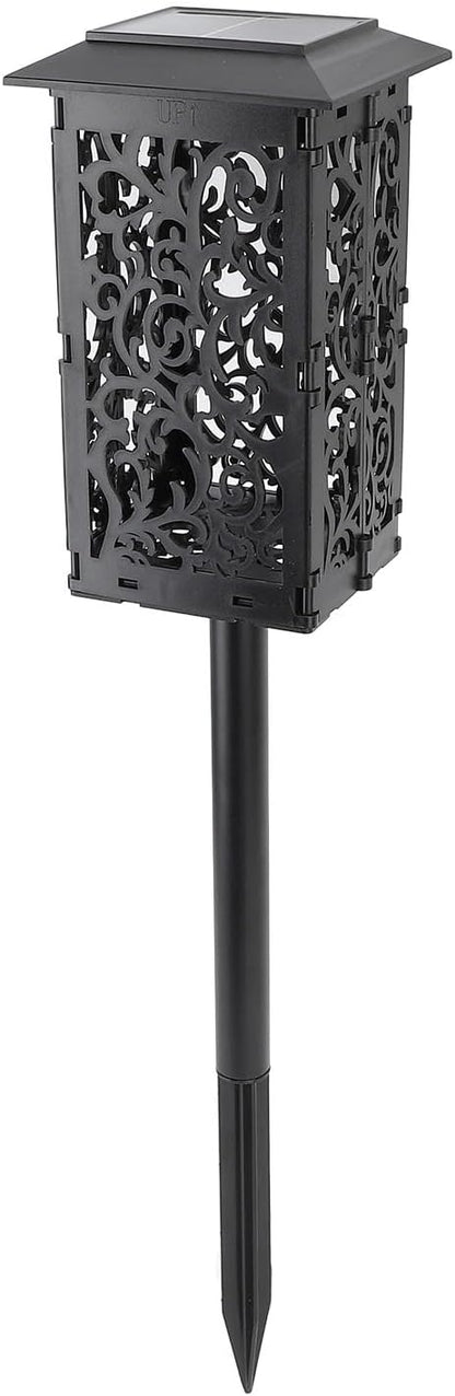 Hyuduo Solar Pathway Lights Outdoor ABS Material Auto On Off IP65 Safety with Overcharge Light Recognition Garden Stake Lights Landscape Pathway Lights for Deck Yard