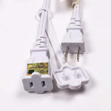 fantado (Cord Only 25 Socket Outdoor Commercial DIY String Light 29 FT White Cord w/ E12 C7 Base, Weatherproof | Lumora