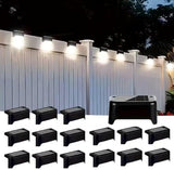 16/8 Set Solar Outdoor Step Lights, LED Landscape Lights, with IP55 Protection Rating, Suitable for Stairs, Steps | Lumora