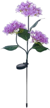 Solar Outdoor Lights, Hydrangea Garden Lights, Waterproof Garden Lawn Lamps, Inserted Flower LED Light for Yard | Lumora