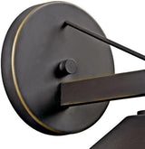Kichler Ripley 9" 1 Light Outdoor Wall Light in Olde Bronze® | Lumora