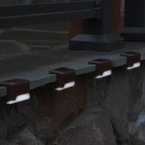 Maxsa 47332 Solar-Powered LED Deck and Railing Lights, Auto On/Off Dusk-to-Dawn, Weatherproof for Decks, Steps, and | Lumora