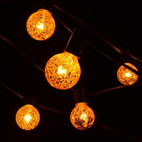 Hometown Evolution, Inc. Gold Outdoor Patio String Lights (10 ft, G40 Gold 1.6" Bulbs - Black Wire) | Lumora