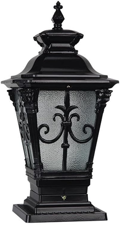 Outdoor Aluminum E27 Garden Community Square Wall Pillar Lamp Waterproof Villa Gate Light Door Column Lamp Lantern | Lumora