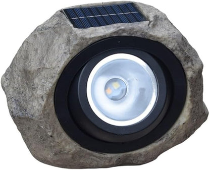 IP65 Waterproof Solar Stone Light for Garden Pathway and Patio Outdoor Lighting Featuring Solar Powered LED and Two Adjustable Lighting Modes