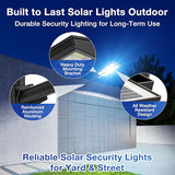 OKPRO Solar Street Light, IP66 Waterproof Solar Lights Outdoor