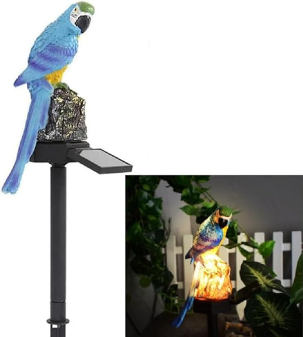 Solar Parrot Garden Lights, Outdoor Decor Figurine Stakes for Patio Waterproof Garden Light Decoration for Walkway | Lumora