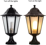European Style Wall Lights Outdoor Landscape Post Head Light Fixture Exterior Garden Courtyard Yard Patio Column | Lumora