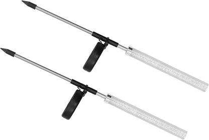 Solar Bubble Stake Lights, 2 Pack Colorful Gradient RGB LED Tube Light, Outdoor Landscape Lighting for Lawn, Patio, Yard, and Garden Decoration