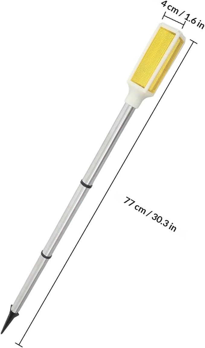 Solar Pathway Lights Outdoor Solar Stake Lamp for Yard and Garden Warning Light for Driveway and Lawn