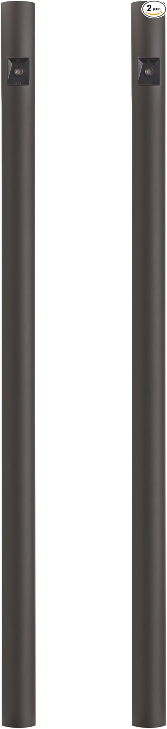 Solus 7-Foot Direct Burial Lamp Post – Aluminum Outdoor Light Pole with Dusk-to-Dawn Sensor – Fits 3" Fixtures – | Lumora