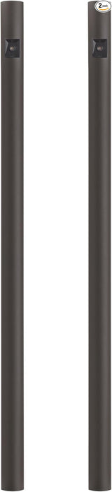 Solus 7-Foot Direct Burial Lamp Post – Aluminum Outdoor Light Pole with Dusk-to-Dawn Sensor – Fits 3" Fixtures – | Lumora