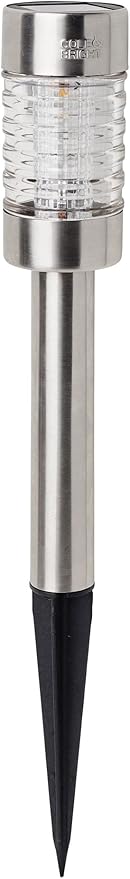 Cole & Bright 6750 Stainless Steel Solar Stake Light - 6 Pack