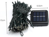 Uonlytech Solar LED String Lights Outdoor Warm White Decorative Lamps for Garden Lawn Patio Xmas Wedding Party | Lumora
