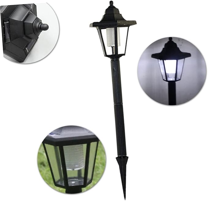 Angoily Lar Led Lights for Walkways 2 Pack Solar Panel Lights for Garden Outdoor Patio Yard Waterproof
