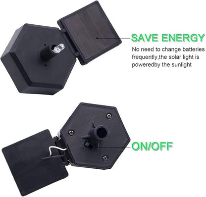 Ulalaza Outdoor Solar Lights Owl Shape Solar Powered LED Lamp Waterproof Garden Lights Stake Lights for Walkway