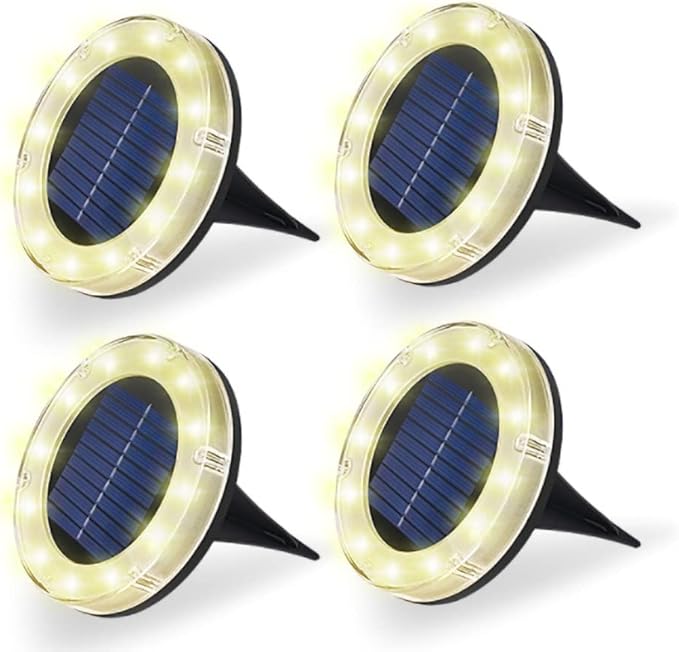 Ulalaza 2Pcs Solar Decking Lights RGB+ Changing Solar Step Lights Outdoor Waterproof Stair Lights for Fence, Deck | Lumora