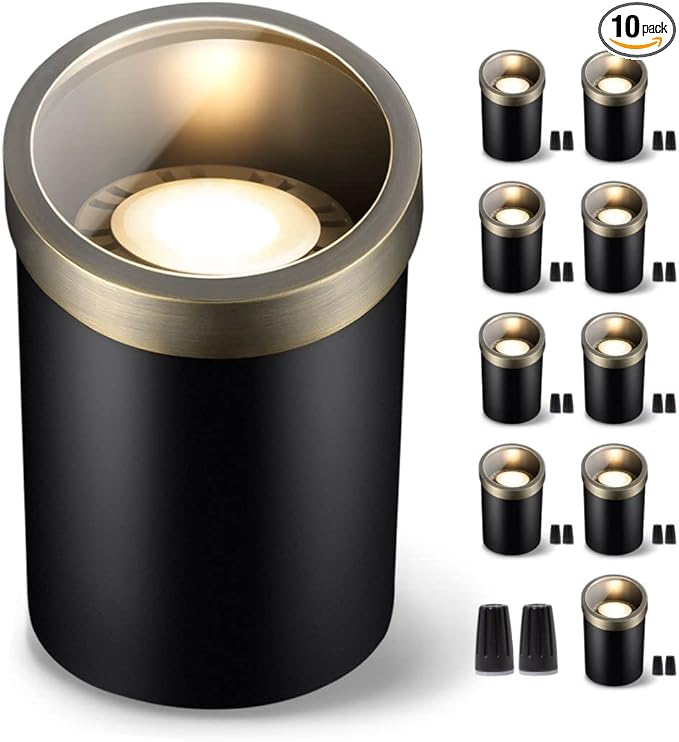 Gardenreet 12V Well Light - Brass Ip65 Waterproof Electric Low Voltage In-Ground LED Landscape - Outdoor Path Light | Lumora