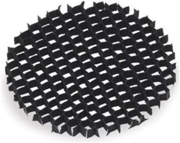 Gardenreet Aluminum Hexagonal Louver Lens for MR16 Bulb - Low Voltage Landscape Lighting Spotlight, Well Light, Down Light - Reducing Brightness and Side Glare (1 Pack)