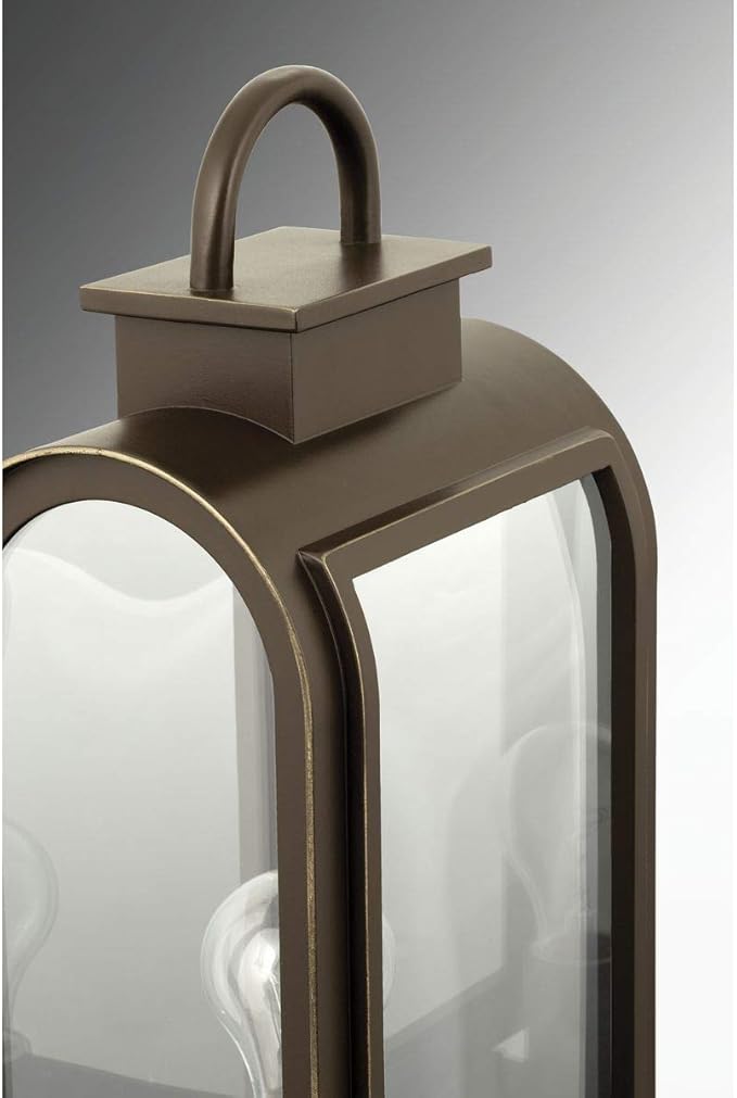Progress Lighting 1-Light Small Wall Lantern, Refuge Collection, Outdoor, P6030-108, Oil Rubbed Bronze