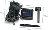 balacoo 2sets Solar Led String Lights Outdoor Garden Decor Led Solar Lights Auto Off Weatherproof | Lumora