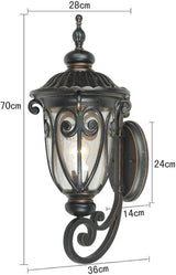 European Retro Outdoor Wall Lamp,Fashion Garden S Lantern Down Light,Waterproof Patio Lighting Sconce, Balcony | Lumora