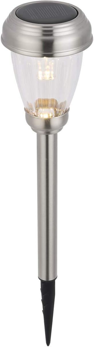 FAE 6-Pack Stainless Steel Outdoor LED Pathway Light in Silver