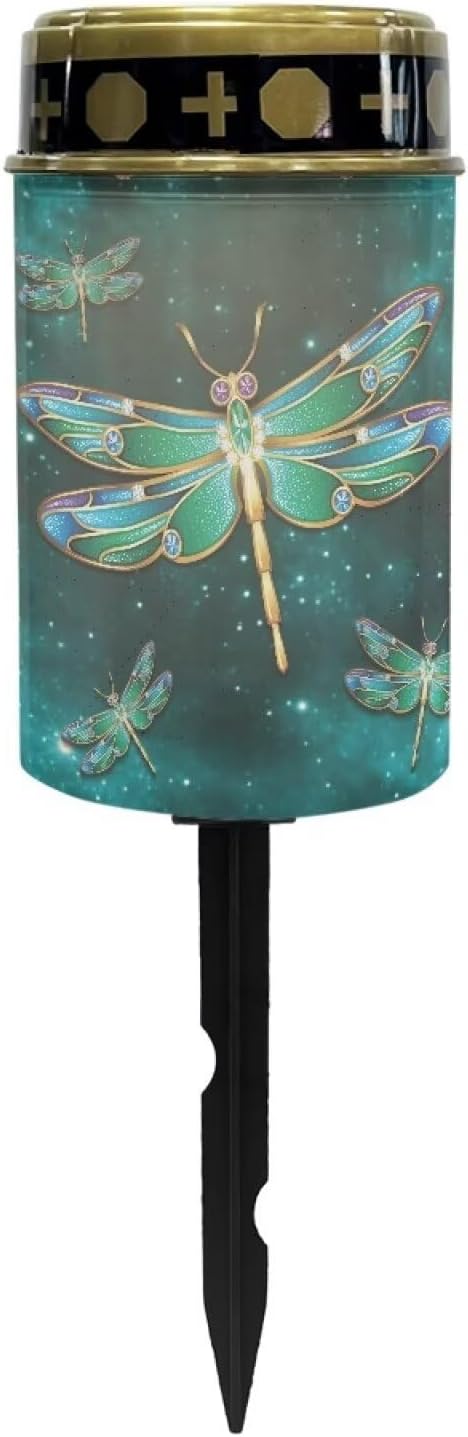 Dragonfly Solar Lights Outdoor LED Solar Light Long Lasting Solar Light Bright Solar Garden Lights Waterproof Garden Lights for Walkway Driveway Outdoors