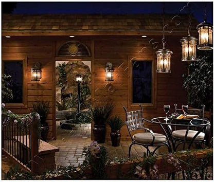 Maxim Lighting 3131CDSE Santa Barbara DC-One Light Outdoor Wall Mount in