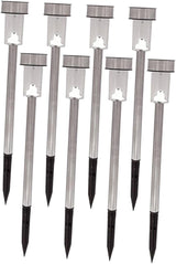 NUOBESTY 8Pcs Solar Ground Lights Tube LED Garden Landscape Lamp for Pathway Driveway Outdoor Light Solar Garden | Lumora