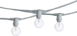 Bulbrite 25 ft, 15-Socket (E12) Decorative String Light Kit with Clear Incandescent (G12) Light Bulbs, 10 Watt | Lumora