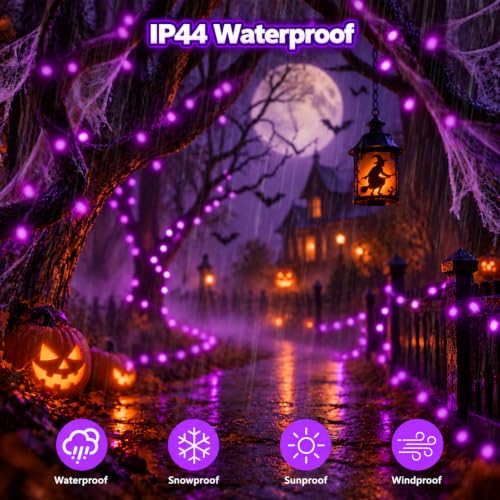 KAQ 240LED 88Ft Connectable String Lights Indoor Outdoor Clear Wire