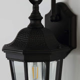 Outdoor Wall Lantern, Exterior Waterproof Outdoor Wall Light Fixtures, Black Aluminum Porch Sconces with E26 | Lumora