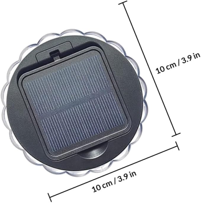 Milisten 2pcs Solar Garden Light Wall Lamps Outdoor Solar Powered Decorative Yard Lighting for Patio Fence White | Lumora