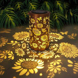 BSGlobal Sunflower Solar Lanterns Outdoor Waterproof Hanging Lights