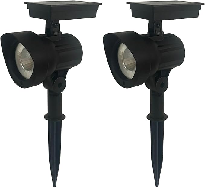 SEDLAV Solar Outdoor Lights Waterproof - Solar Powered Black Metal Color Lock LED Spotlight - Motion Sensor Outdoor | Lumora