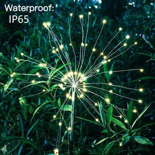 TDA Solar Firework Light Outdoor Garden Decorative Solar Lights Stake Fireworks Stars for Walkway Pathway Backyard | Lumora